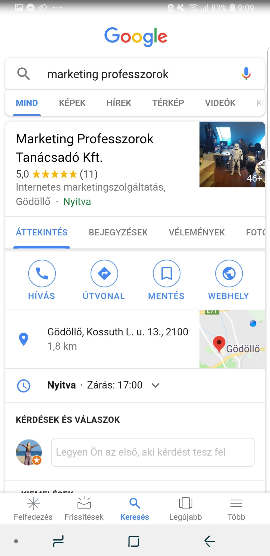 Egyszerűen a Google Cégem használatáról kis- és középvállalkozásoknak Egyszerűen a Google Cégem használatáról kis- és középvállalkozásoknak