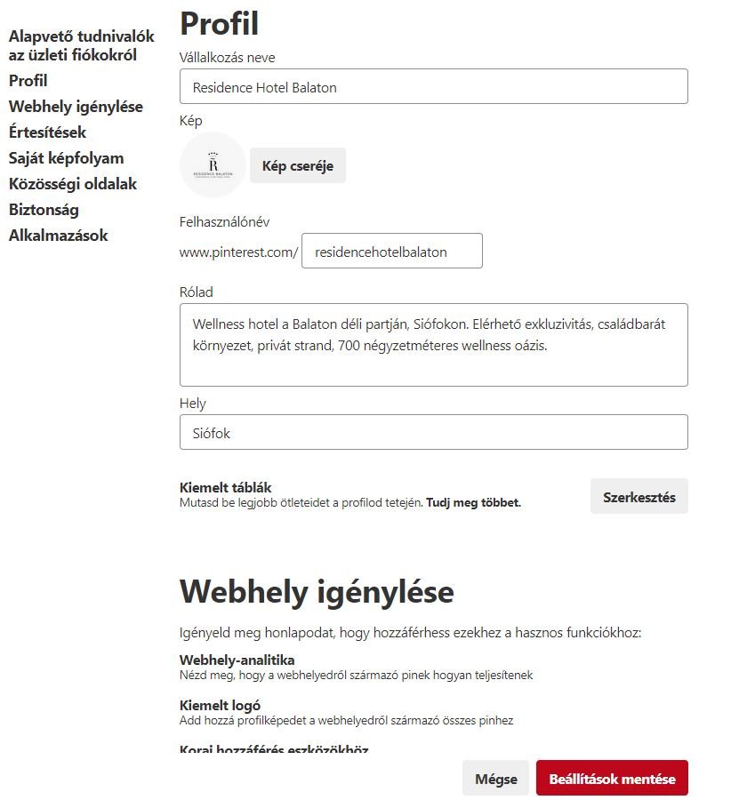 Marketing a Pinteresten: Egy üzleti profil létrehozása és felvirágoztatása