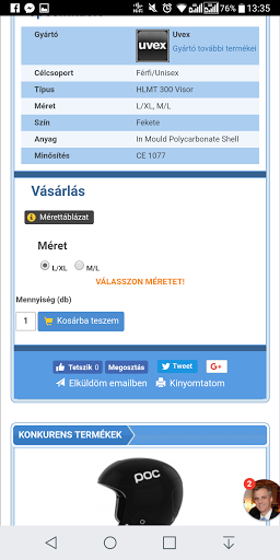 Miért nem vettem online sí bukósisakot?