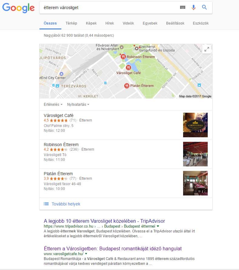 Keresőoptimalizálás – kell ez egy étteremnek, és hogyan? Keresőoptimalizálás – kell ez egy étteremnek, és hogyan?