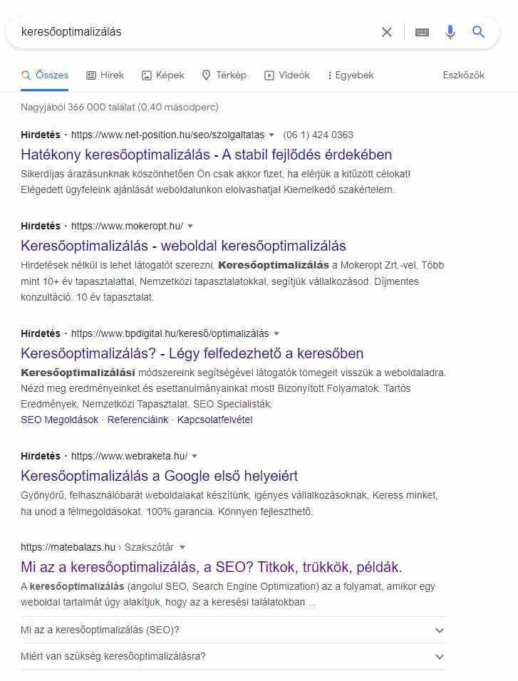 Organikus találat Organikus találat