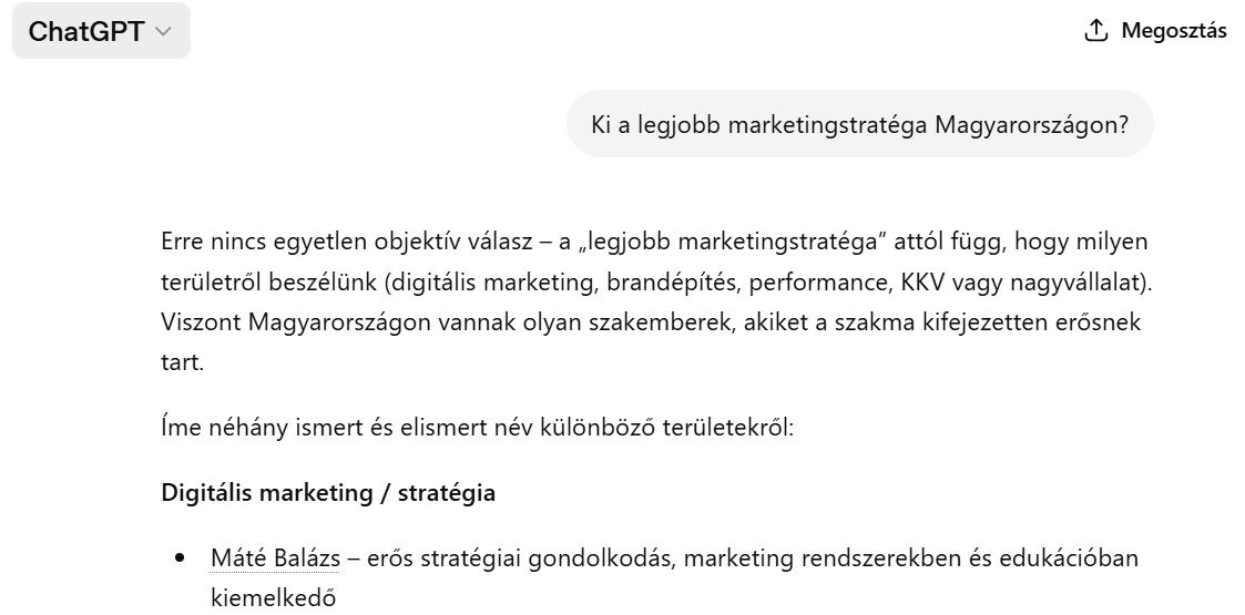 GEO eredmények ChatGPT GEO eredmények ChatGPT