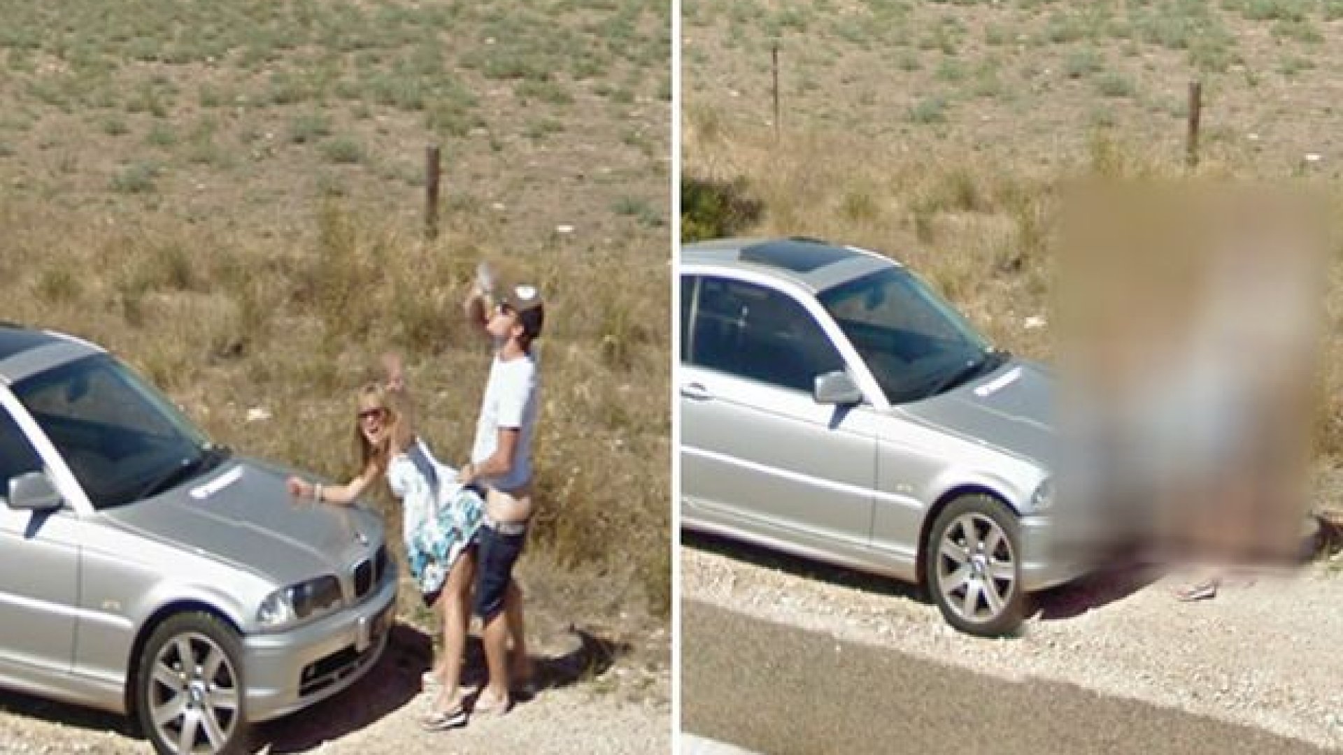 Ismered a Google Street View-t? A Google Maps, vagy a Google térképet biztosan. Kamerával fotózott továbbfejlesztett változata s Egy kis bulvár szombat estére: a Google Street View: út menti légyottot örökített meg.