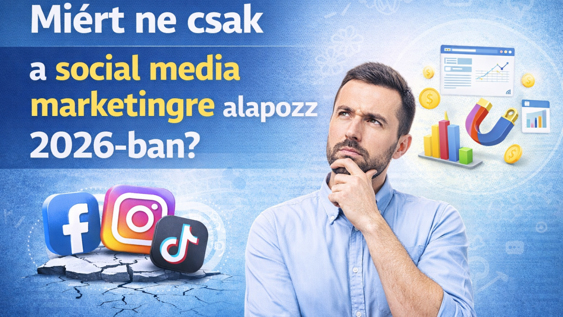 Miért ne csak a social media marketingre alapozz 2026-ban?