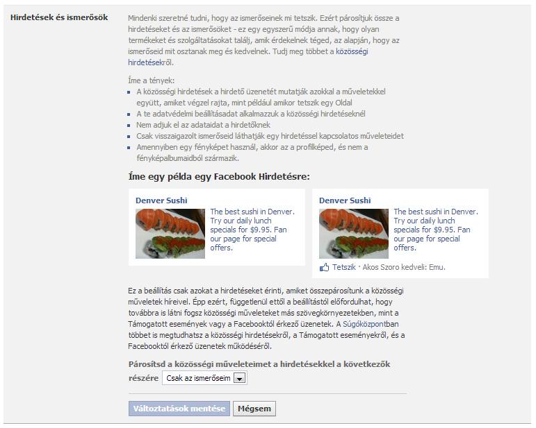 Facebook hirdetés letiltása
