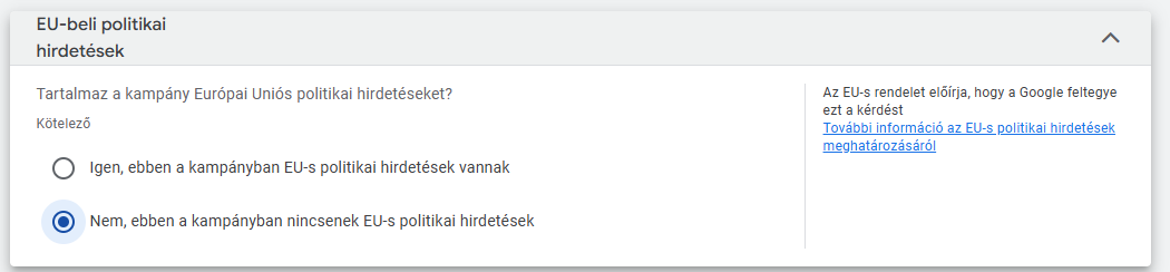 Politikai hirdetések szigorítása: október 1-től nyilatkozni kell